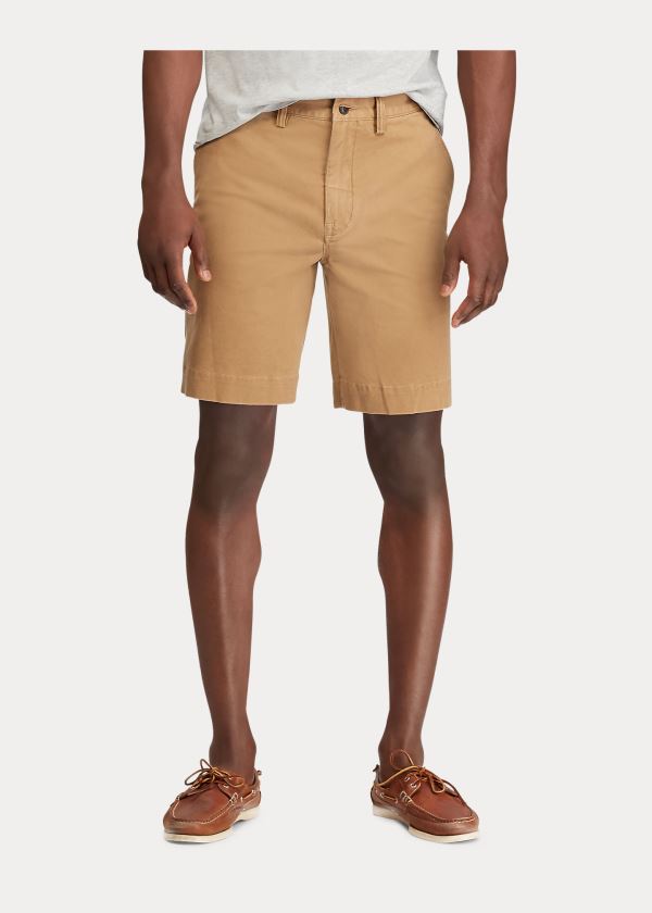 Ralph Lauren Stretch Classic Fit Krátké Hnědožlutý | Ys82Kpdc