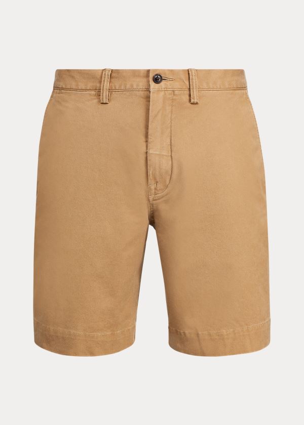 Ralph Lauren Stretch Classic Fit Krátké Hnědožlutý | Ys82Kpdc