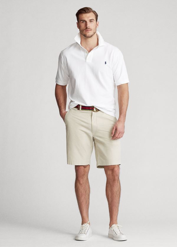 Ralph Lauren Stretch Classic Fit Krátké Béžový | k545azTe