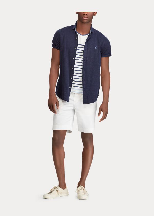 Ralph Lauren Stretch Classic Fit Krátké Bílé | lhcJ5Y1o