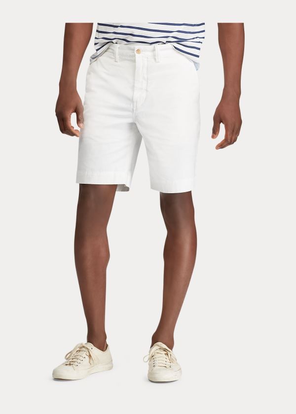 Ralph Lauren Stretch Classic Fit Krátké Bílé | lhcJ5Y1o