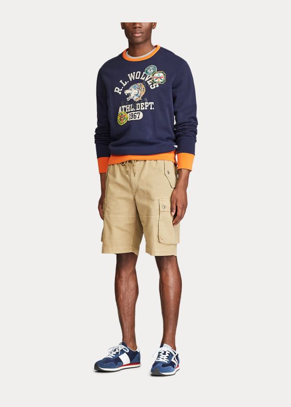 Ralph Lauren Stretch Classic Fit Krátké Hnědožlutý | nuZpygPC