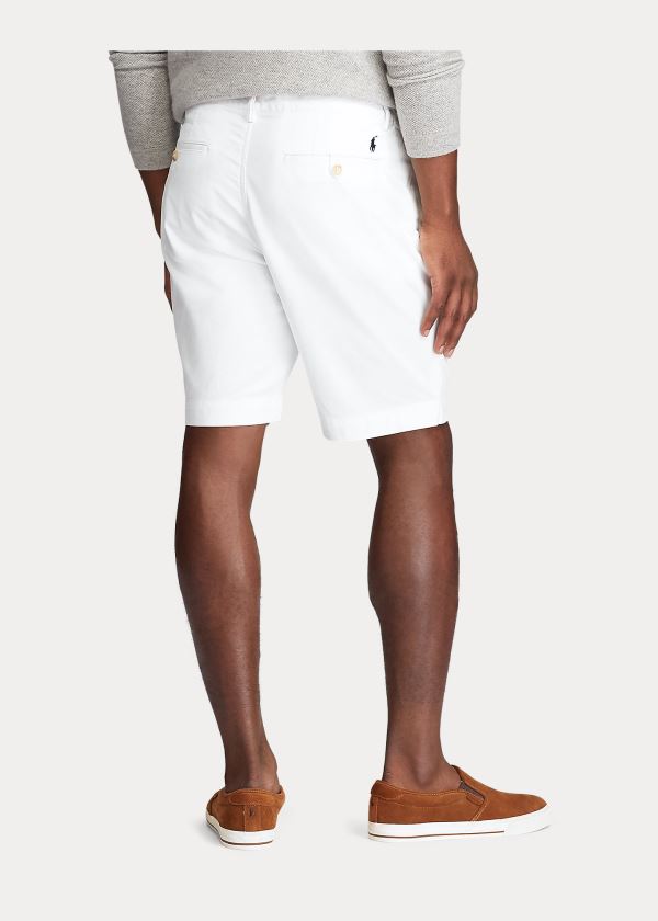 Ralph Lauren Stretch Classic Fit Krátké Bílé | oSoNsEyI