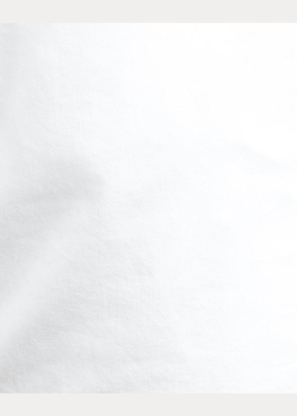 Ralph Lauren Stretch Classic Fit Krátké Bílé | oSoNsEyI