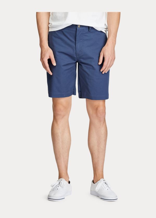 Ralph Lauren Stretch Classic Fit Krátké Tmavě Blankyt | sDZn5Qp5
