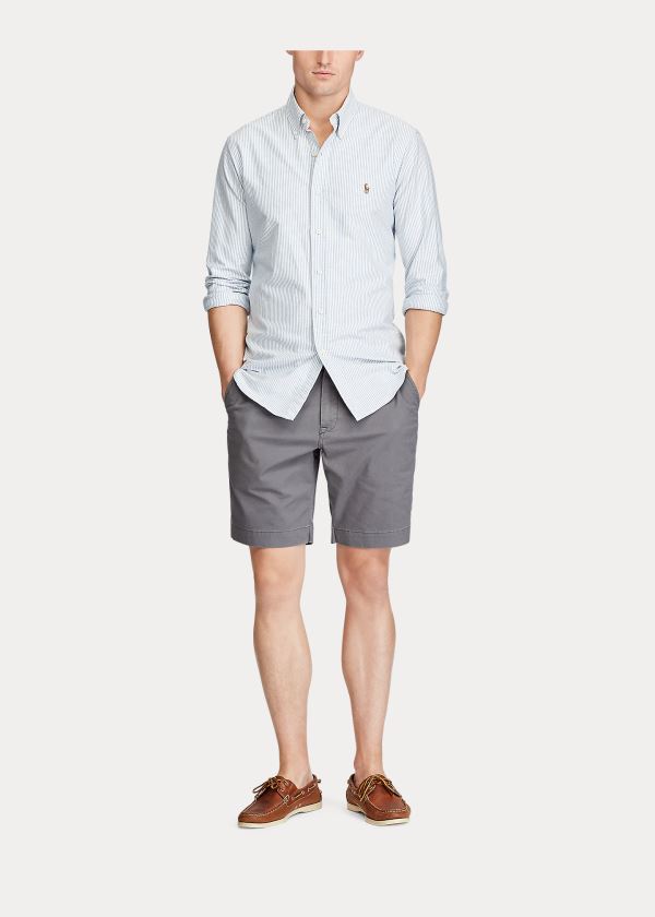 Ralph Lauren Stretch Classic Fit Krátké Šedé | u8N0MWMo