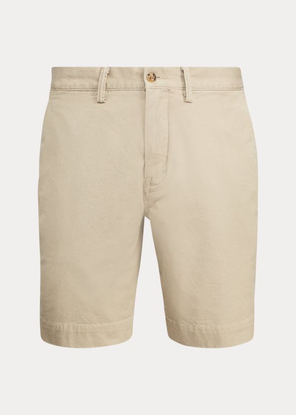 Ralph Lauren Stretch Classic Fit Krátké Hnědožlutý | uK4Yi66T
