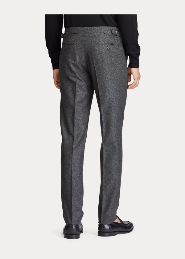 Ralph Lauren Stretch Flannel Trouser Šedé | H3Gfsm8H