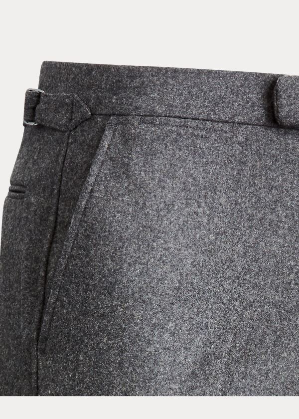 Ralph Lauren Stretch Flannel Trouser Šedé | H3Gfsm8H