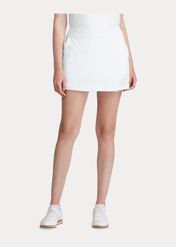 Ralph Lauren Stretch Golfové Skort Bílé | FBDn17ex