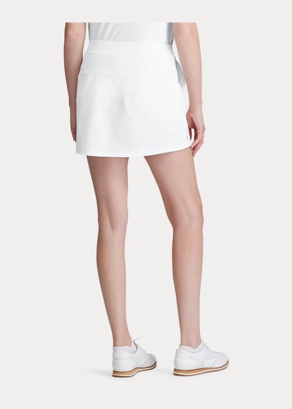 Ralph Lauren Stretch Golfové Skort Bílé | FBDn17ex