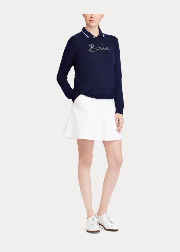 Ralph Lauren Stretch Golfové Skort Bílé | ndyY7JuK