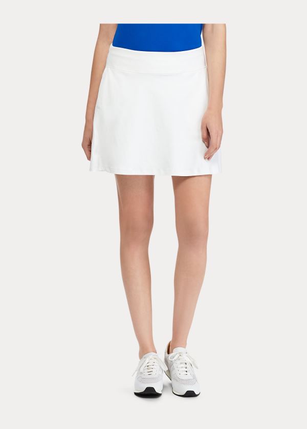 Ralph Lauren Stretch Jersey Skort Bílé | 6Ry7kena