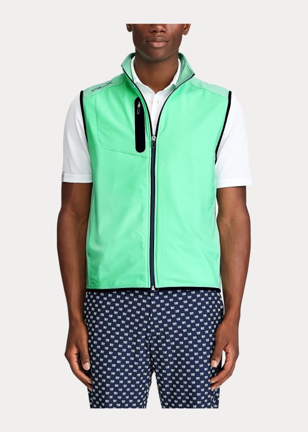 Ralph Lauren Stretch-Paneled Jacquard Vest Mátově Zelená Zelene | 1qWMdtJn