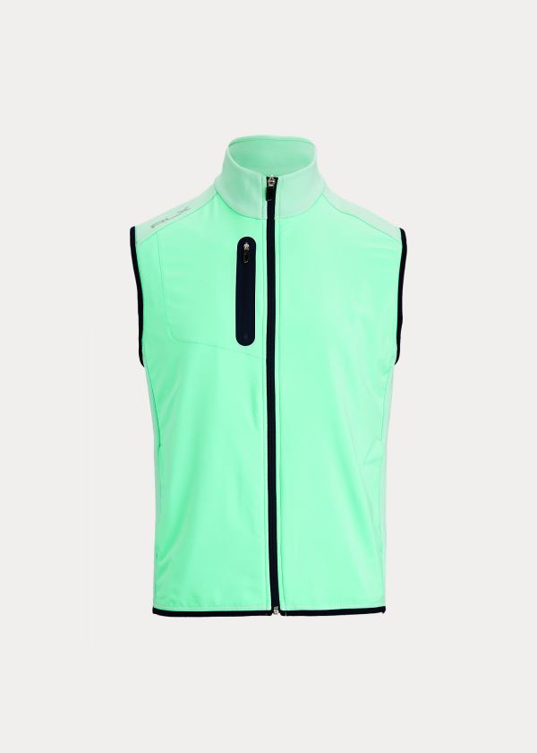 Ralph Lauren Stretch-Paneled Jacquard Vest Mátově Zelená Zelene | 1qWMdtJn