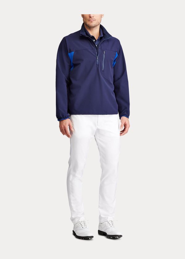 Ralph Lauren Stretch Pullover Jacket Tmavě Blankyt | 2c0g8s2H