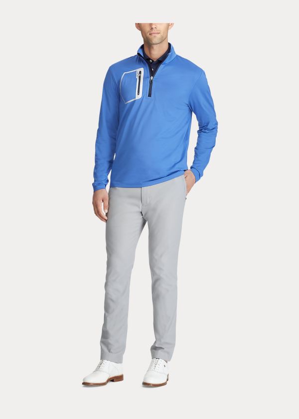 Ralph Lauren Stretch Quarter-Zip Pullover Indigo | zM8jE4iT
