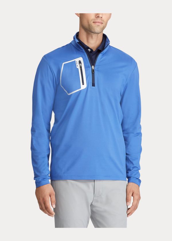 Ralph Lauren Stretch Quarter-Zip Pullover Indigo | zM8jE4iT