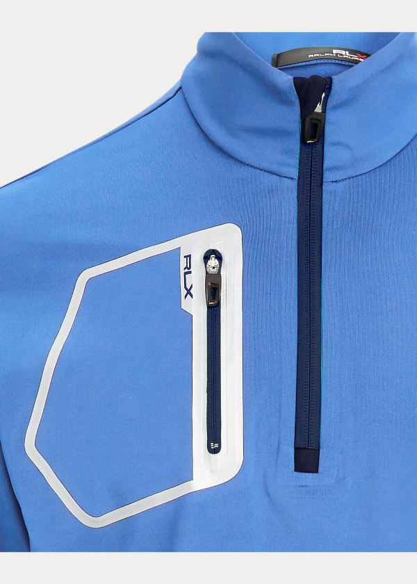 Ralph Lauren Stretch Quarter-Zip Pullover Indigo | zM8jE4iT