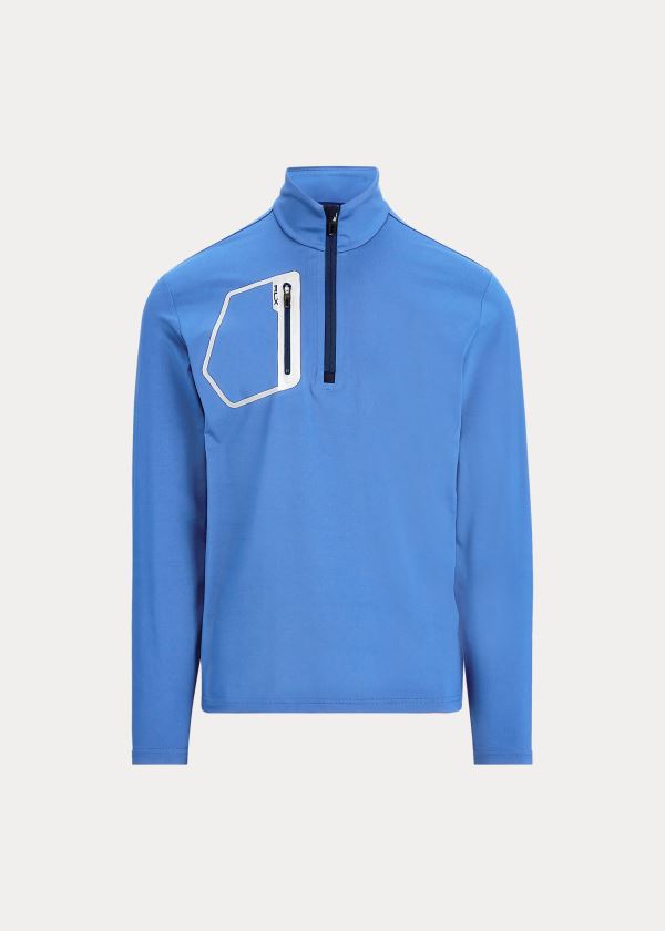 Ralph Lauren Stretch Quarter-Zip Pullover Indigo | zM8jE4iT