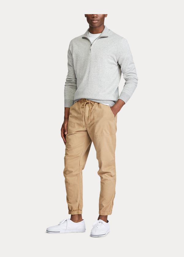 Ralph Lauren Stretch Relaxed Fit Twill Pant Hnědé | 0yiIrJex