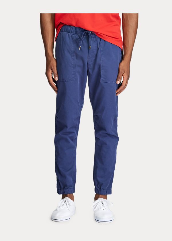 Ralph Lauren Stretch Relaxed Fit Twill Pant Tmavě Blankyt | fB7M5hNF