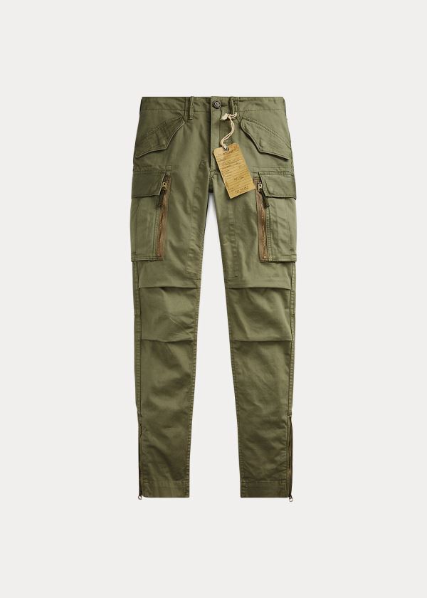 Ralph Lauren Stretch Skinny Cargo Pant Olivy Zelené | jbCMo6Yt