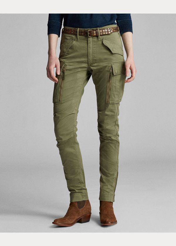 Ralph Lauren Stretch Skinny Cargo Pant Olivy Zelené | jbCMo6Yt