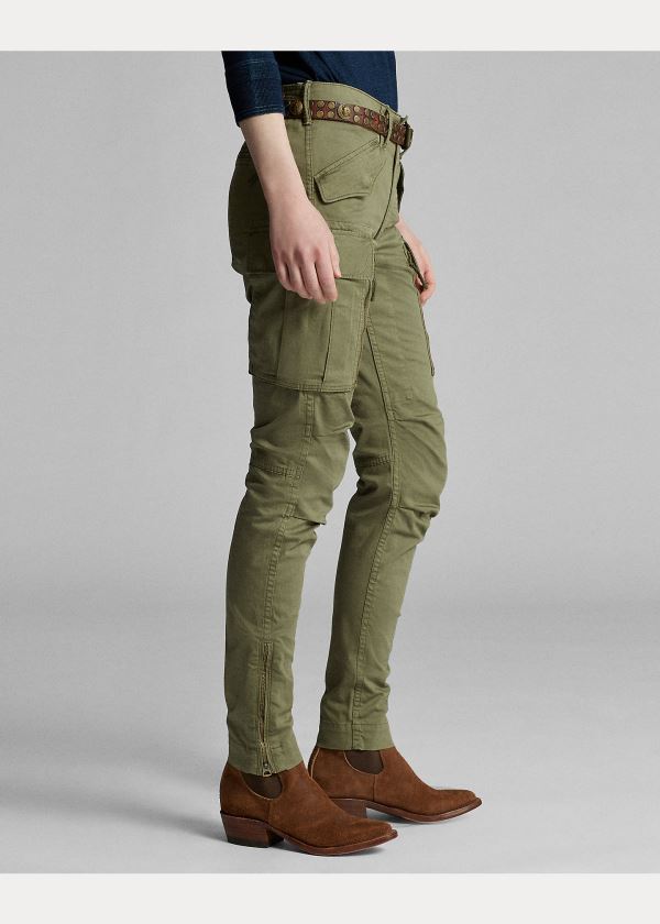 Ralph Lauren Stretch Skinny Cargo Pant Olivy Zelené | jbCMo6Yt