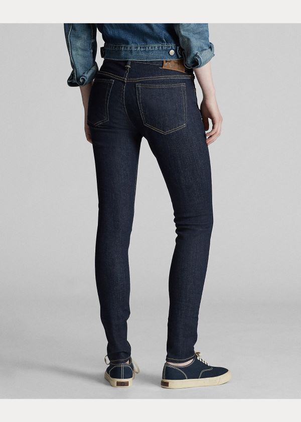 Ralph Lauren Stretch Skinny Jean Tmavě Blankyt Blankyt Světle Modré | cfGWoHte