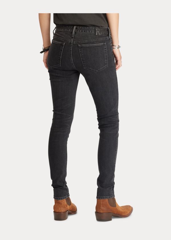 Ralph Lauren Stretch Skinny Jean Černé Blankyt Světle Modré | cQPDYLci