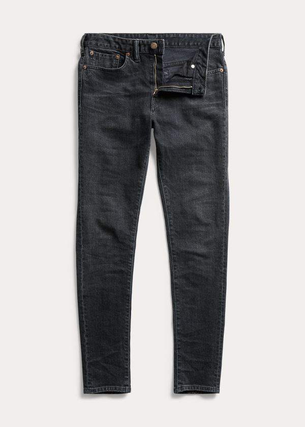 Ralph Lauren Stretch Skinny Jean Černé Blankyt Světle Modré | cQPDYLci