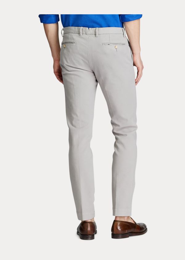 Ralph Lauren Stretch Slim Fit Chino Pant Šedé | F2lZ8lL0