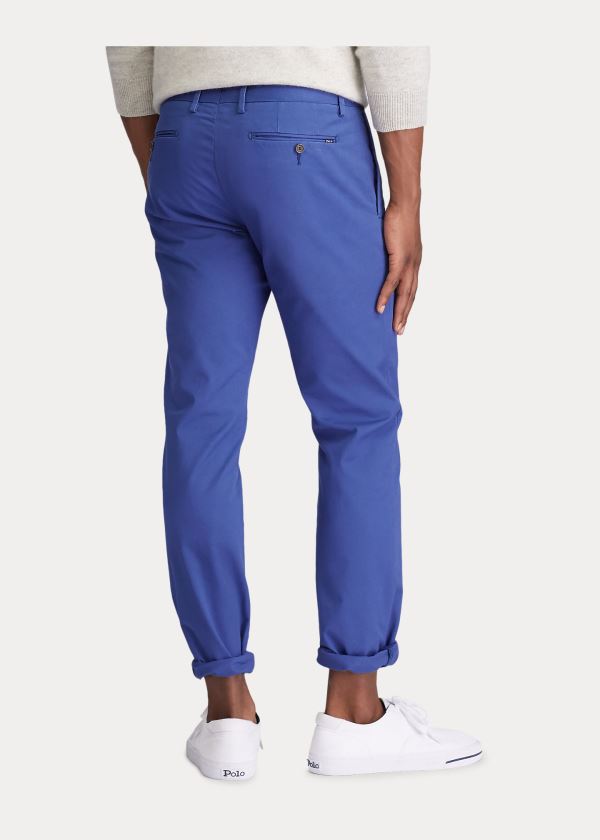 Ralph Lauren Stretch Slim Fit Chino Pant Královská Modrá Blankyt | Pe6sIWoy