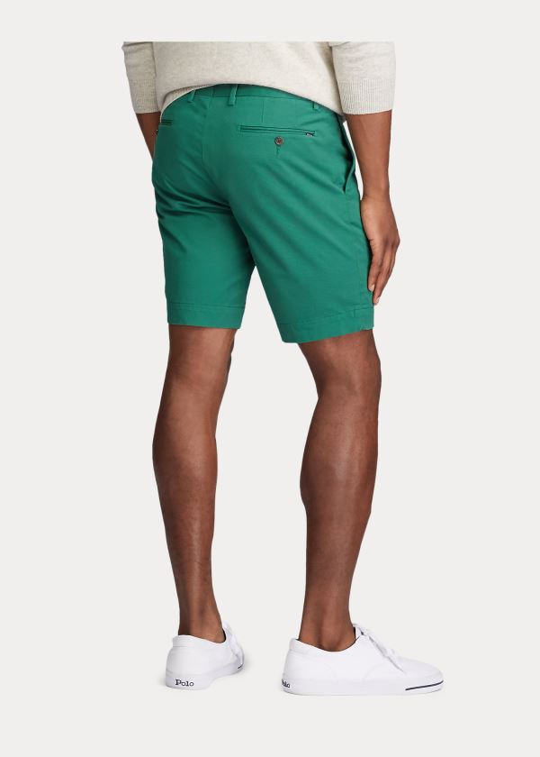 Ralph Lauren Stretch Slim Fit Twill Krátké Zelene | fKiHEhiT
