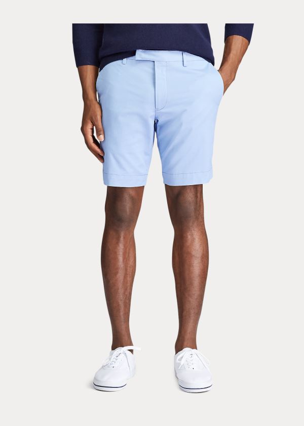Ralph Lauren Stretch Slim Fit Twill Krátké Blankyt | frdLNAnT