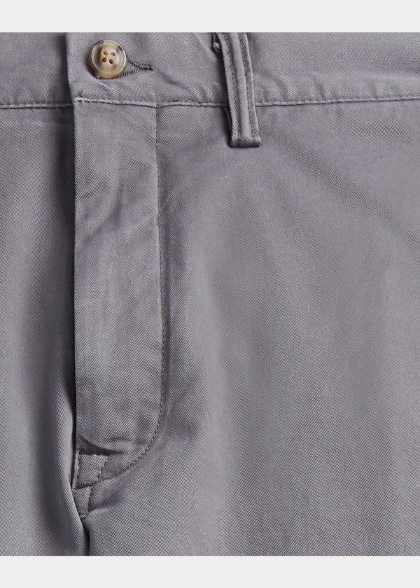 Ralph Lauren Stretch Straight Fit Chino Šedé | PS5HP8Oj