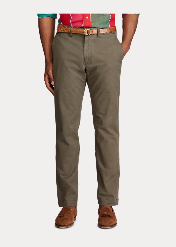 Ralph Lauren Stretch Straight Fit Chino Olivy Zelené | UhsQmgg8