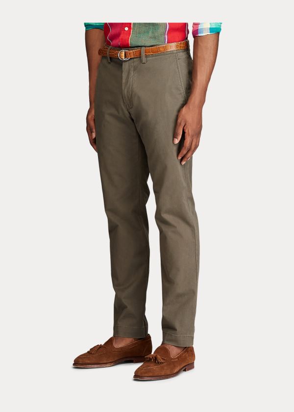 Ralph Lauren Stretch Straight Fit Chino Olivy Zelené | UhsQmgg8