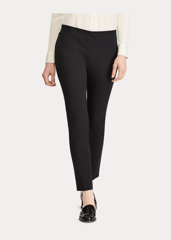 Ralph Lauren Stretch Twill Skinny Pant Černé | 5dClSg3I