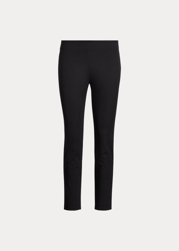 Ralph Lauren Stretch Twill Skinny Pant Černé | 5dClSg3I