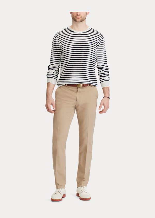 Ralph Lauren Stretch Twill Suit Trouser Hnědé | m3FUU9So