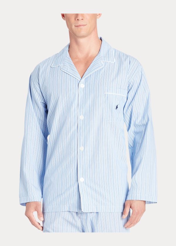 Ralph Lauren Stripe Broadcloth Pajama Shirt Blankyt Proužek | 3jcTDmuc