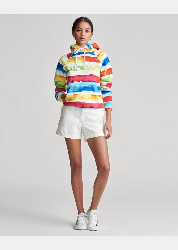 Ralph Lauren Striped Fleece Hoodie Viacfarebný Proužek | ufSvdMtF