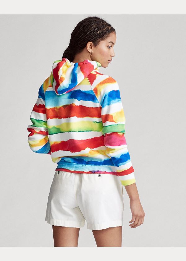 Ralph Lauren Striped Fleece Hoodie Viacfarebný Proužek | ufSvdMtF
