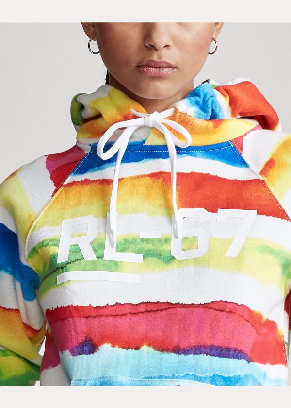 Ralph Lauren Striped Fleece Hoodie Viacfarebný Proužek | ufSvdMtF