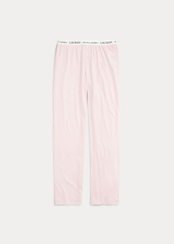 Ralph Lauren Striped Jersey Pajama Pant Růžové Bílé Proužek | dehwQdGP