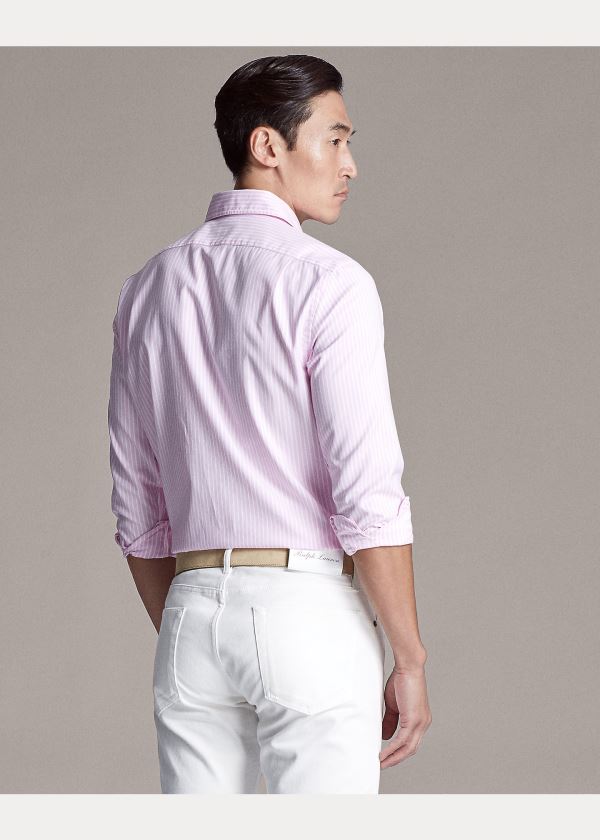 Ralph Lauren Striped Oxford Shirt Růžové | h65R4Zxf