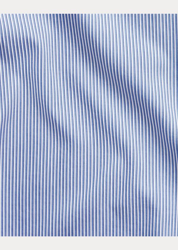 Ralph Lauren Striped Twill Shirt Tmavě Blankyt Černé Bílé | RSzxdvx1