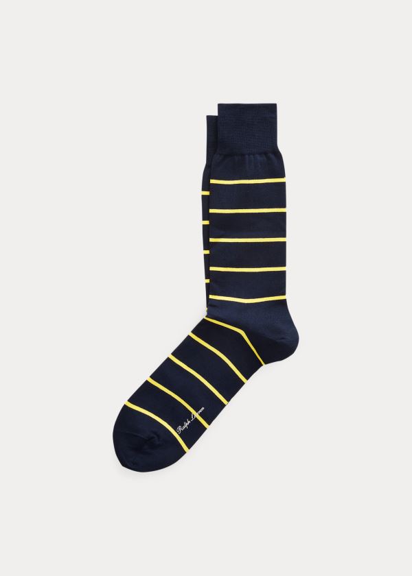 Ralph Lauren Striped Šaty Socks Žluté | jzQUOsYr